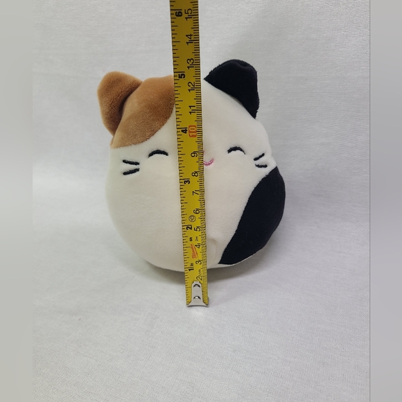 Kellytoy Squishmallows Cameron the Calico Cat 5” -Tan, Black and White - Picture 3 of 3